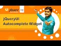 jQuery UI Autocomplete Widget - jQuery UI Tutorial 12 🚀