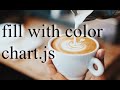 fill chart.js canvas HTML #shorts