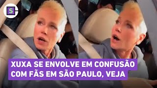 Xuxa é xingada em confusão com fãs após show no Futebol da Esperança da Globo, veja vídeo!