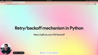 Retry/backoff mechanism in Python