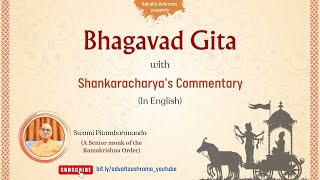 EP - 87 Bhagavad Gita with Shankaracharya's with English Commentary by Swami Pitambarananda