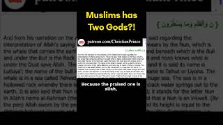 Muslim Learns He Has 2 GODS In Islam #Islam #Allah #Muhammad #Quran #Religion #Jesus #Christian