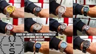 HANDS-ON: All 11 missions of the Omega x Swatch MoonSwatch