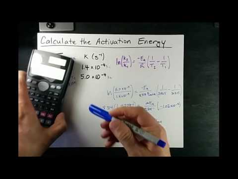 Calculate Activation Energy (Slope OR formula) Calculate Activation Energy (Slope OR formula)