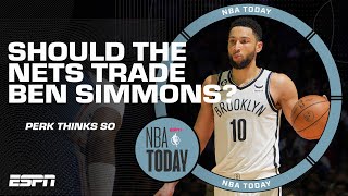 Kendrick Perkins says the Nets should consider trading Ben Simmons 😳 | NBA Today