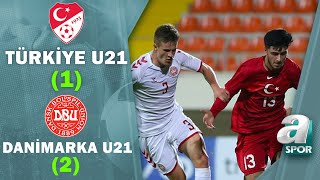 Türkiye U21 1 - 2 Danimarka U21 (U21 Avrupa Şampiyonası Grup Eleme Maç Özeti) 16.11.2021