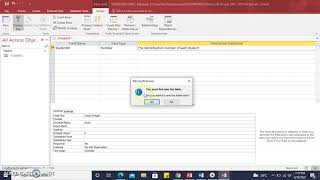 Create a Database using Microsoft Access (2016)