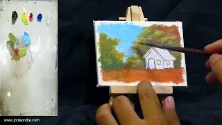 Tutorial: How to Paint Miniature Landscape in Acrylics / JMLisondra