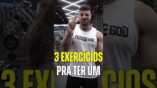 3 EXERCÍCIOS PRA TER UM OMBRO CEBOLA #academia #ombros #dicasnaturais #shape #musculação #shorts