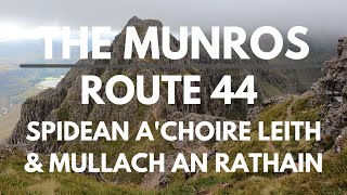 Bagging the Munros | Day 45 - Route 44 | Spidean a'Choire Leith \u0026 Mullach an Rathain