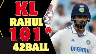 kl Rahul 101*hit 42 ball