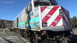 [HD] Amtrak and UP Trains at Martinez and Pleasanton (01/11-01/19/25)