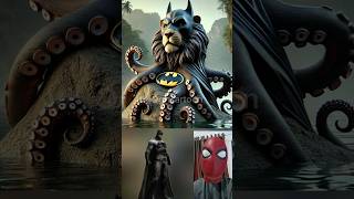 superheroes but octopus lion😱Marvel\u0026DC-All Characters#marvel #avengers#robot#spiderman