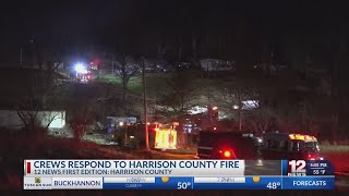 Crew respond to Harrison County fire