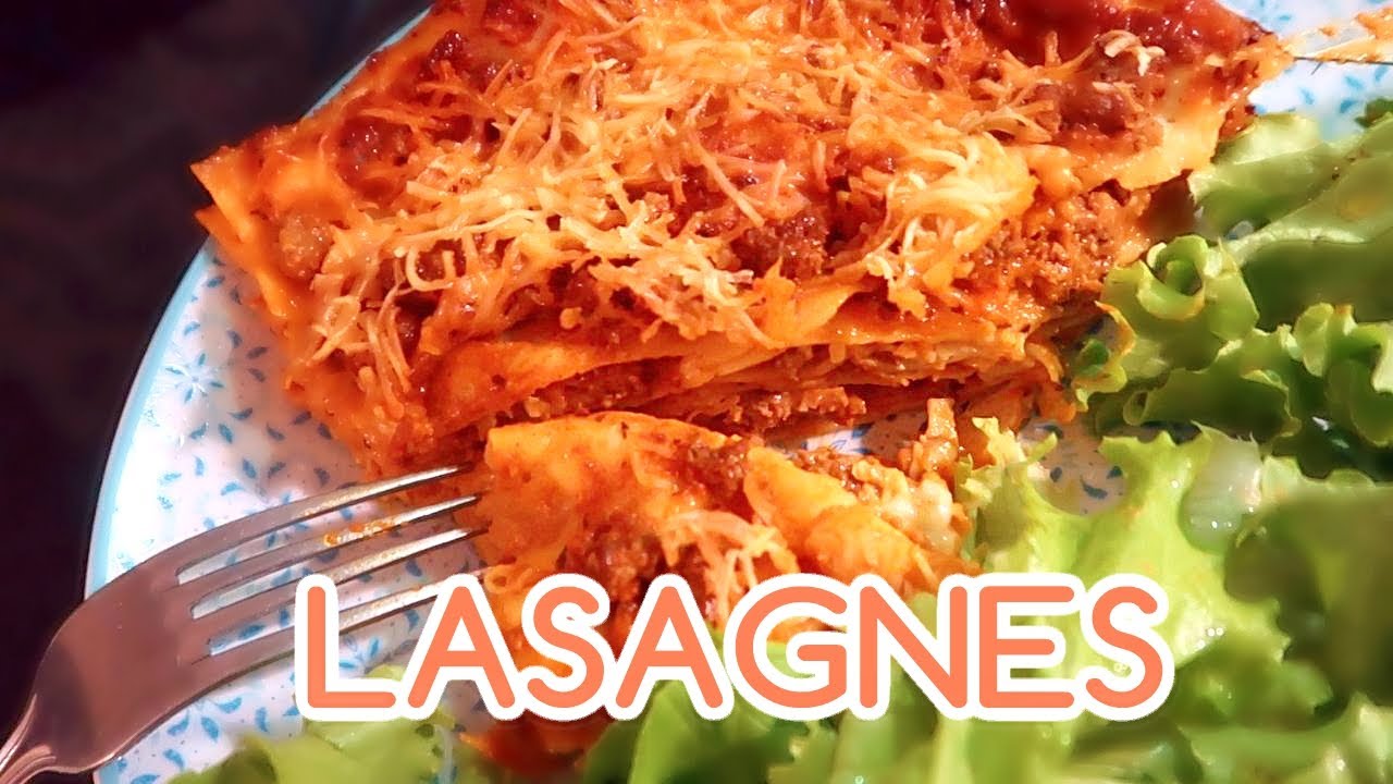 LASAGNES FACILES (rapides Et Légères !) | Little Béné - YouTube