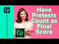 Adobe Captivate - Have Pretest Count as Final Score