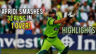 Afridi Smashes 32 Runs In 1 Over! Pakistan V Srilanka | 1st ODI 2007 | Pakistan Chase Highlights