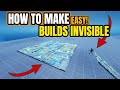 How to Make Builds Invisible in Fortnite - (WORKING 2024!)