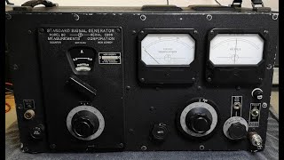 Boonton Standard Signal Generator Model 80 2-440MHz 1950 test teardown