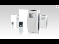 serenelife slpac8 portable air conditioner compact home ac cooling unit with built in dehumidifier