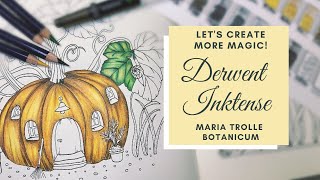 Let's CREATE MORE MAGIC with DERWENT INKTENSE | So VIBRANT! | Maria Trolle Botanicum