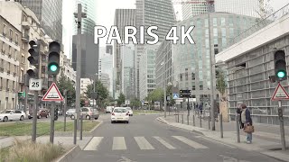 Skyscraper City - Paris 4K - Driving Downtown