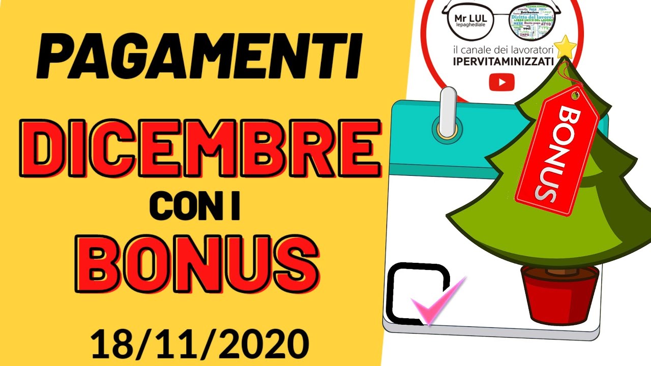 PAGAMENTI NUOVO REM | BONUS SPESA E BONUS NATALE (😠) BONUS BUSTA PAGA ...