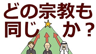 どの宗教も結局行きつくところは同じか【仏教の教え】