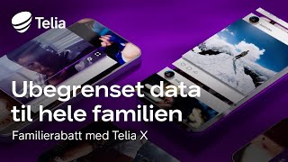 Ubegrenset data og familierabatt | Mobilabonnement