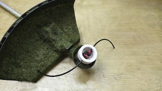 Вечная катушка для триммера существует! Do-it-yourself eternal coil for a trimmer!