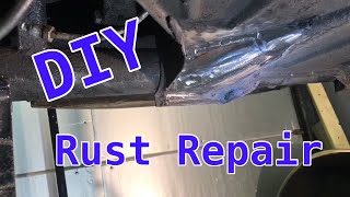 Rusty VW frame head repair