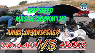 NINJA400 VS 450SR|🔥 TOP SPEED CF MOTO 450SR| JERRYDER| MEXIC0🇲🇽