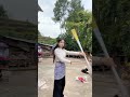 kungfu china master 286 hướng dẫn múa gậy 霞光腊月 kungfu wing chun