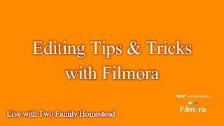 Filmora Tips and Tricks - Live