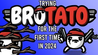 Trying BROTATO for the first time in 2024 | endless horde survival roguelike Brotato