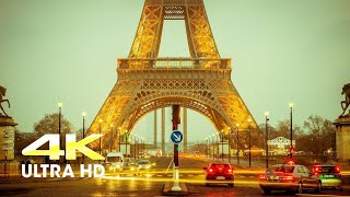 Eiffel Tower in Paris, France 4k Video #WorldNatureHD