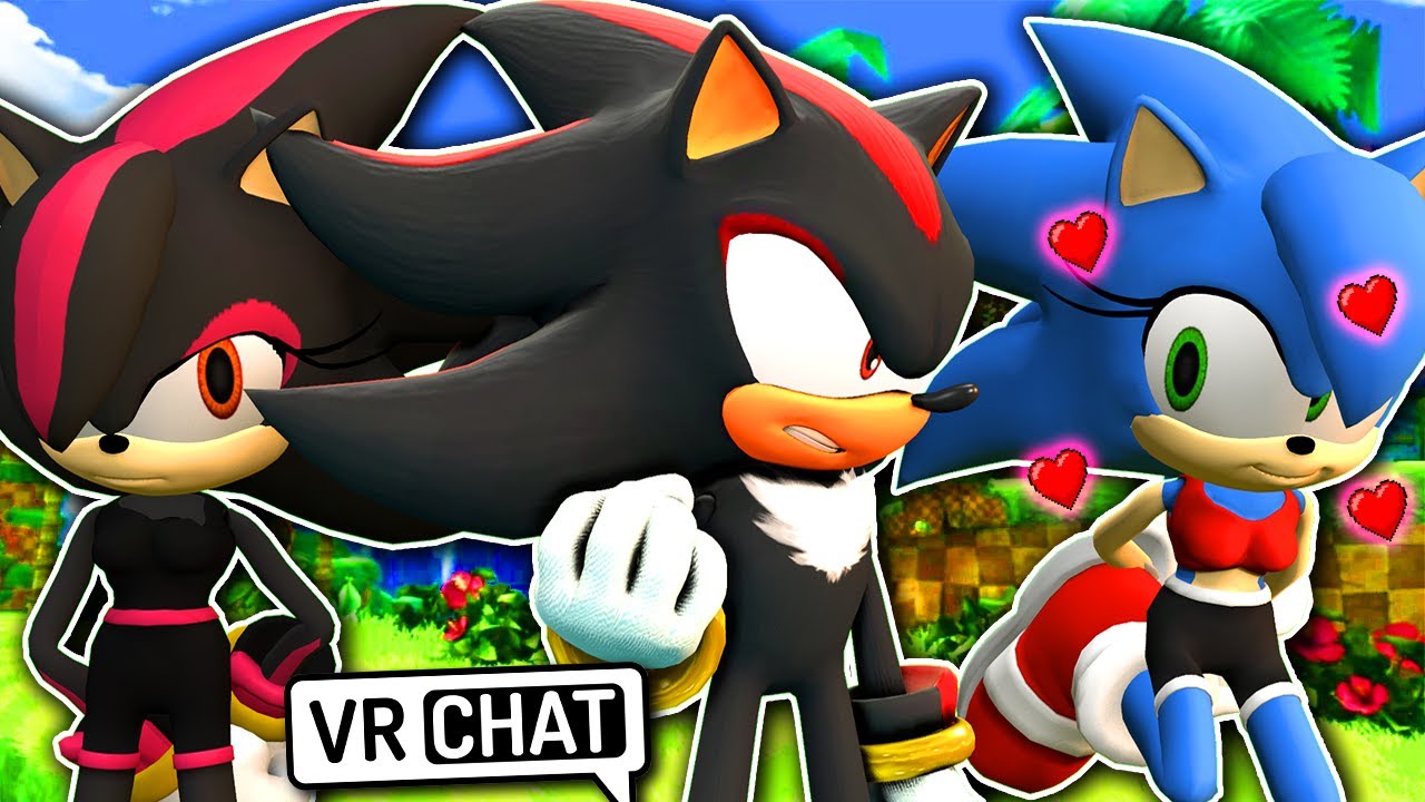Shadow Meets Sonica Shadina In Vrchat Youtube