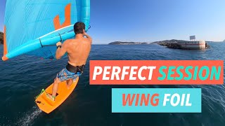 WING FOIL :  SESSION PARFAITE SUR MON \