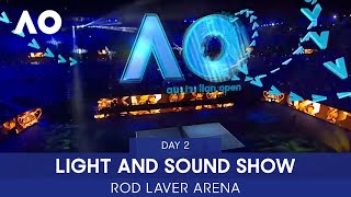 Light and Sound Show on Rod Laver Arena | Australian Open 2022