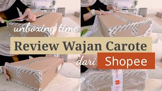 REVIEW CAROTE FRY PAN | Unboxing Wajan Carote | Shopee Haul | Daily Vlog