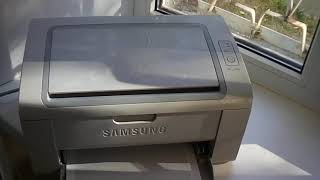 Принтер Samsung ML-2160 (запуск, картридж, тест-страница, 50fps)