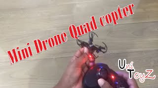Mini Drone Quad copter | Unboxing & Test |