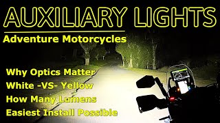 Adventure Bikes- Why Auxiliary Lights Matter