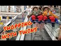 Shopping with Identical Twin Babies. How difficult but always a fun! TESCO & SAINSBURYS.