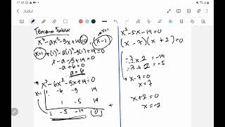 Soal dan Pembahasan Polinomial (Suku Banyak)