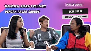 FAJAR SADBOY DUET DENGAN MAHESYA JUARA 1 KDI