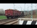 gysev 470 502 with long freight train departing wulkaprodersdorf