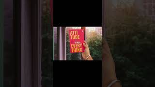 Attitude is everything book review ✨ #books #shorts #bookreview #viral #review #trending