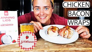 August JAMboree | Chicken Bacon Jam Wraps | Fermented Homestead