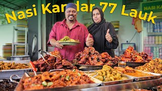 Nasi Kandar Ada 77 Lauk! Masuk Malaysia Book Of Records! | Nasi Kandar Basikal